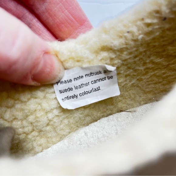 Gola Tan Suede Nordic Sherpa Sneakers Shoes Leather Size 9 Women's - Picture 7 of 14